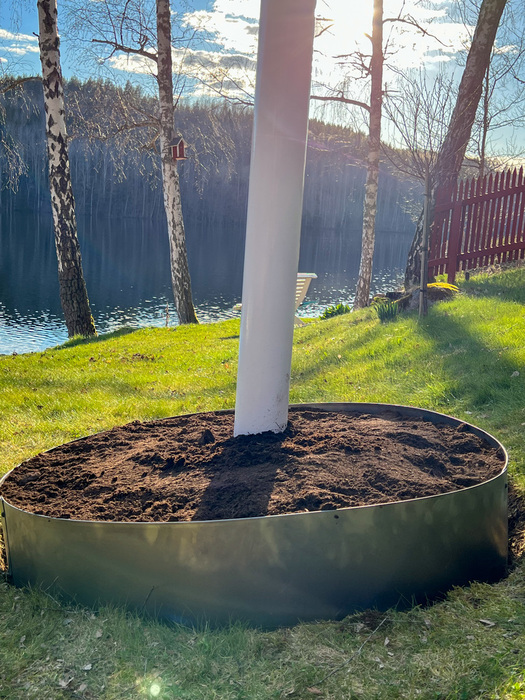 Trädring Stål Obehandlad Ø110 cm
